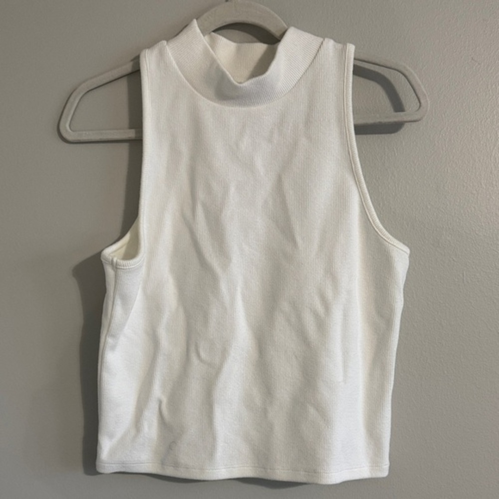 a new day White High-Neck Tank Top